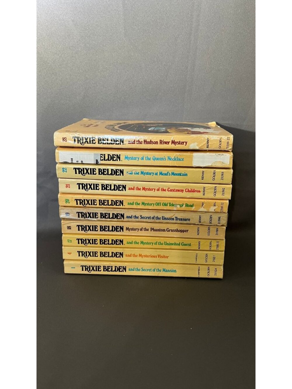 Trixie Belden Vintage Mystery Paperback Lot Of 10 By Golden